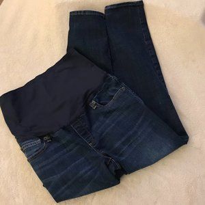 GAP MATERNITY SKINNY ANKLE JEANS Size 12 in color DARK SUDBURY
